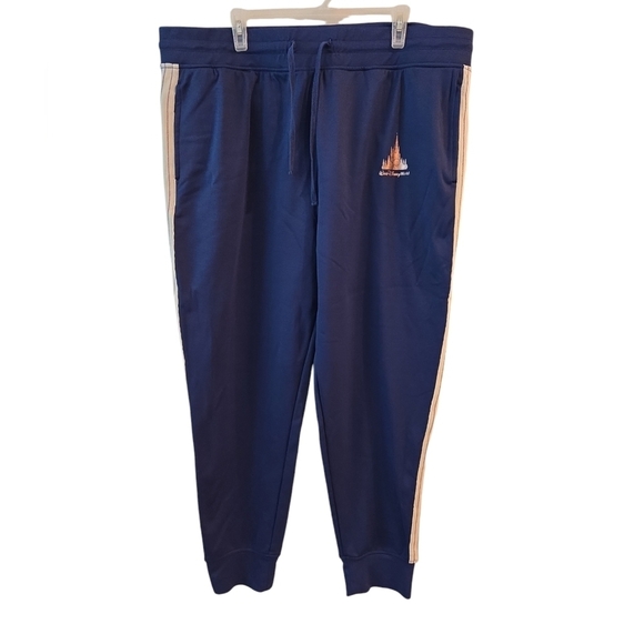 Disney Other - WALT DISNEY WORLD 50TH ANNIVERSARY CASTLE TRACK JOGGER SWEATPANTS. SIZE X-LARGE.